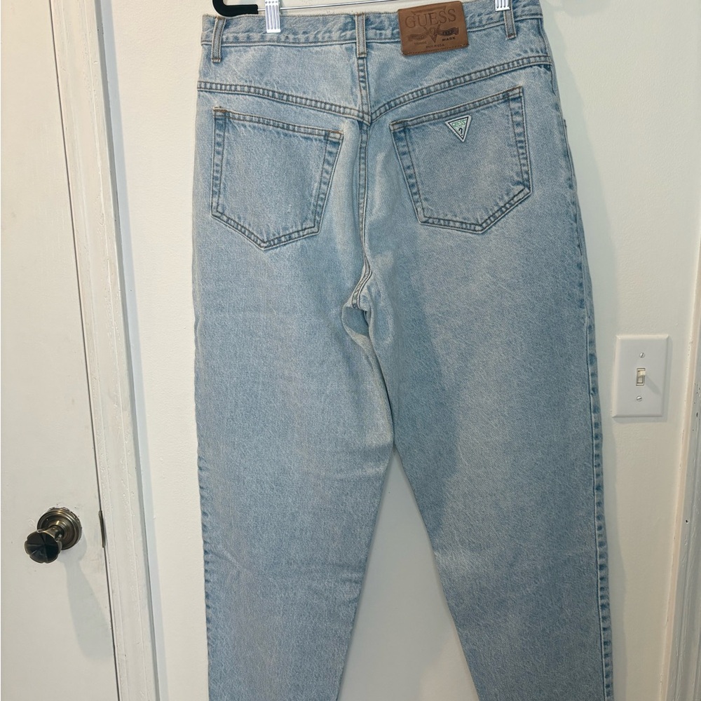 Vintage GUESS Women’s Light Blue Straight Leg Jeans #111 - Picture 8 of 8